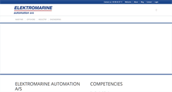 Desktop Screenshot of elektromarine.com