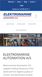 Mobile Screenshot of elektromarine.com