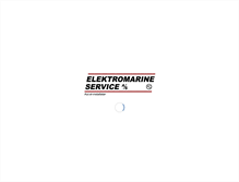 Tablet Screenshot of elektromarine.dk